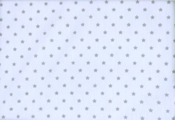 [73478/09] Piqué blanco estrella gris