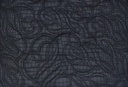 Acolchado hojas negro
