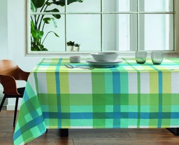 [SCOTT] Mantelería cuadros colores mar