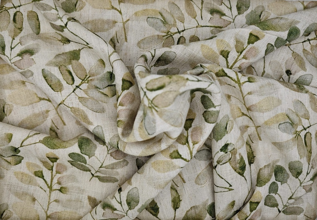 Viscosa lino crudo verde