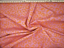 Algodón leopardo naranja malva