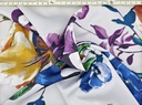 Mikado  floral gris perla multicolor 