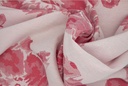 Jacquard flores rosa