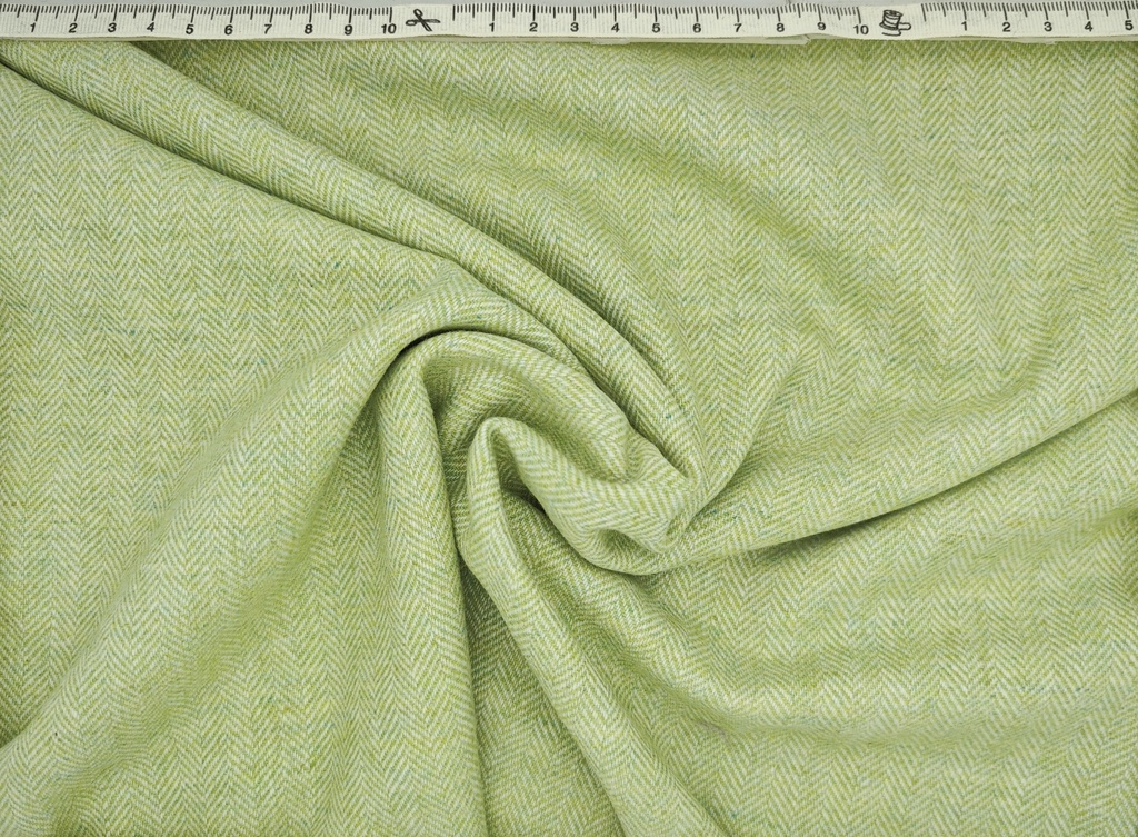 Franela lana espiga verde pistacho