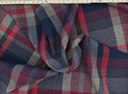 Tartán scot negro gris granate