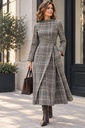 Tartán scot gris beige