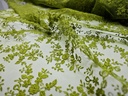 Tul bordado nerea verde