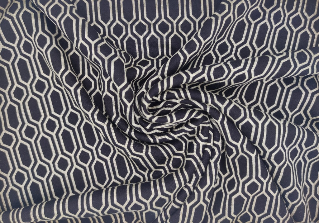 Punto jacquard retro