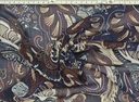 Georgette pasley marron, beige