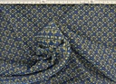 Jacquard  strech rombito azul