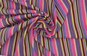 Étnico rayas multicolor