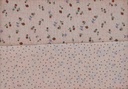Muselina florecitas reversible