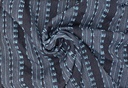 Jacquard fantasía círculos negro verde fucsia