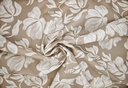 Mantel resinado beige flores