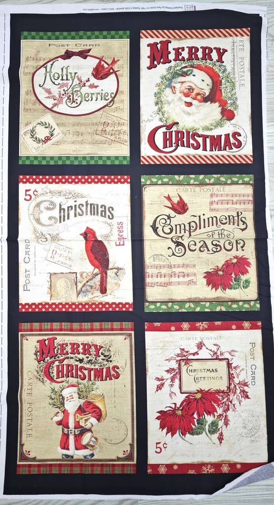 Patchwork navideño paneles