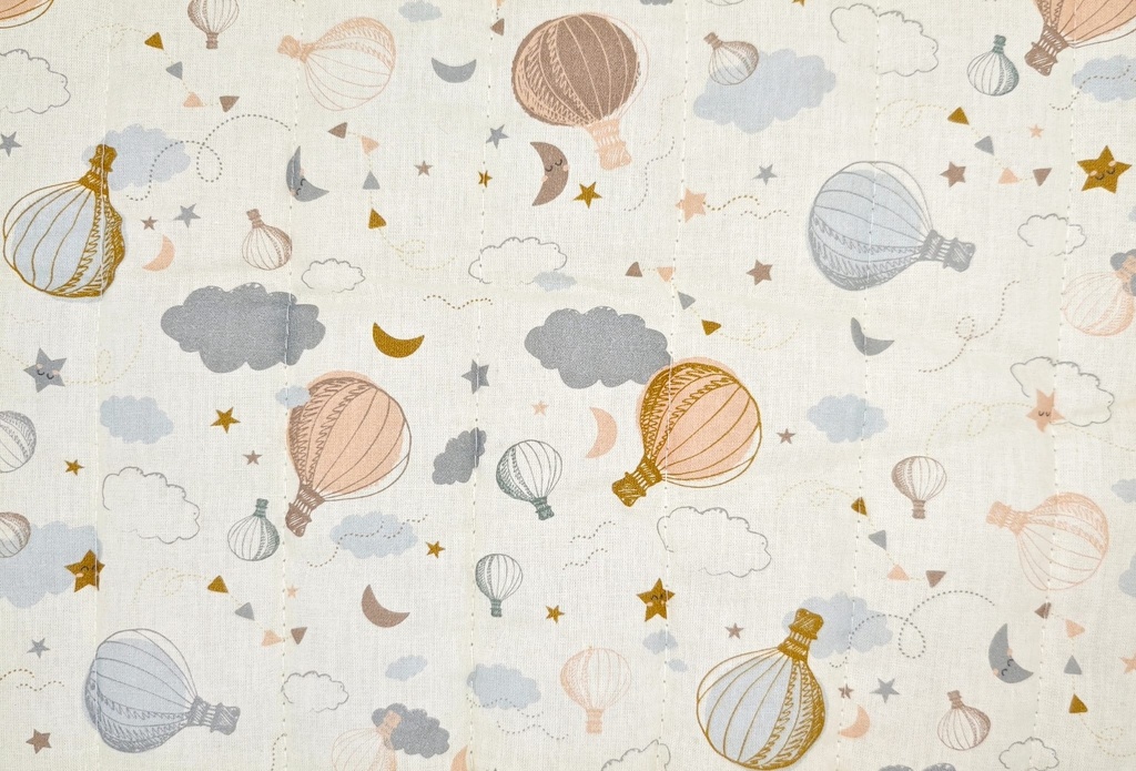 Algodón acolchado vichy / flor