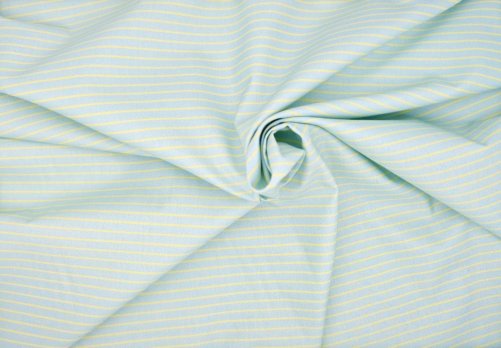 Algodón raya agua amarillo