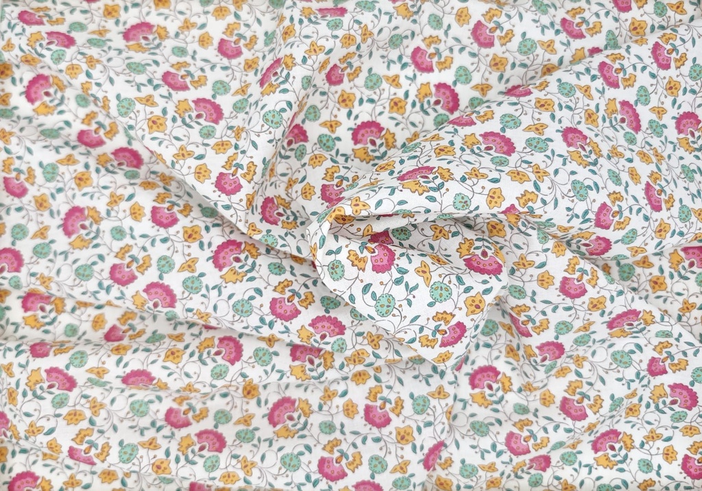 Voile flor fucsia calabaza