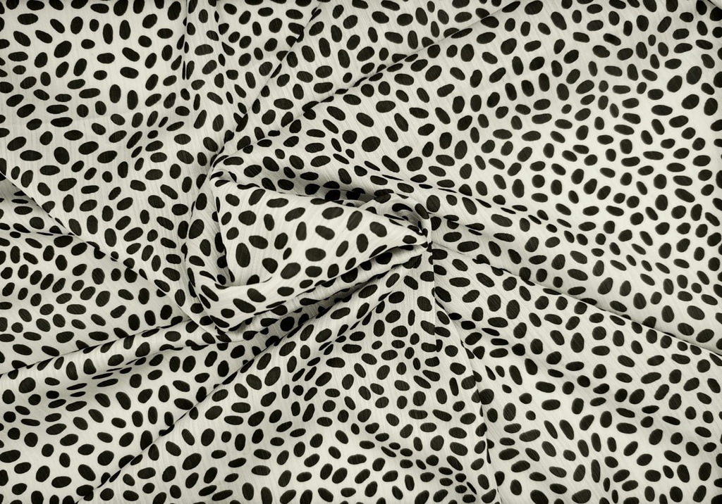 Satén lunares beige marrón