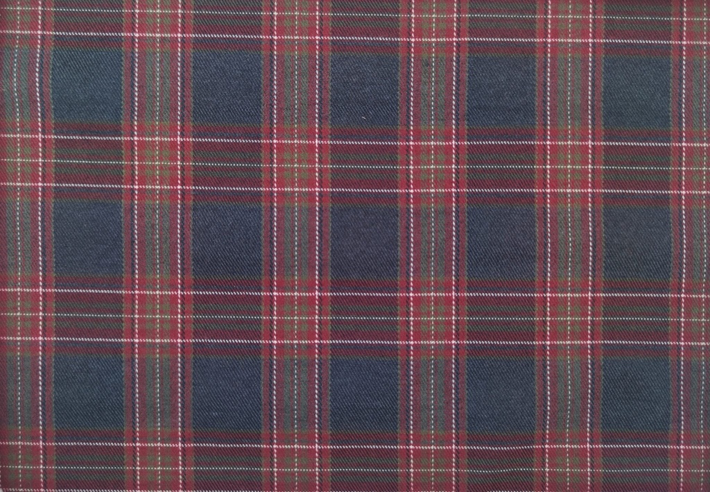 Cuadro tartán escoces gris granate