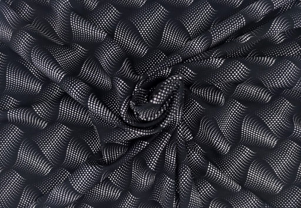 Punto digital ondas negro