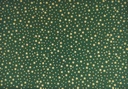 Navideño verde estrellita dorada