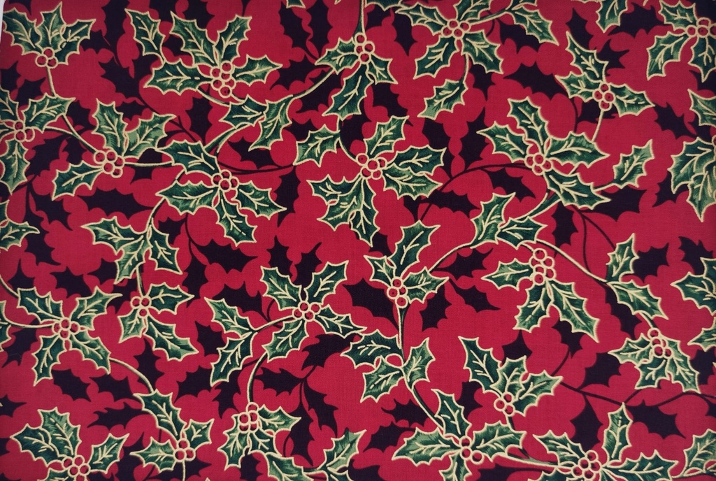 Navideño acebos rojo