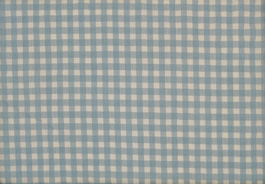 Vichy seersucker bicolor crema verde jade