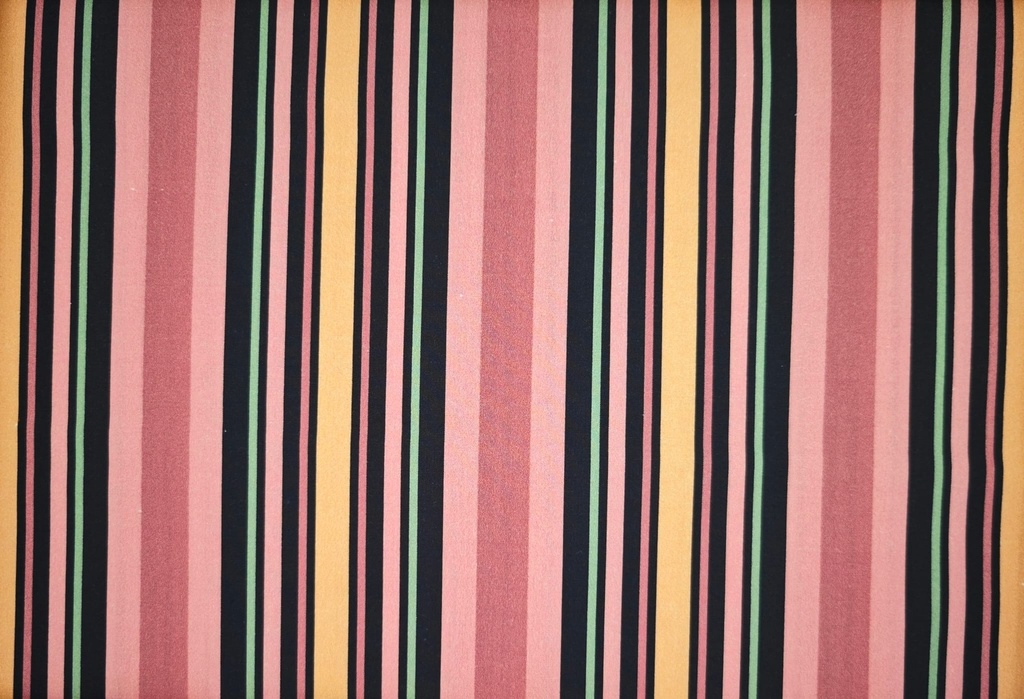 Algodón amaro raya rosa