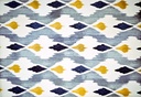 Half panamá ikat gris mostaza