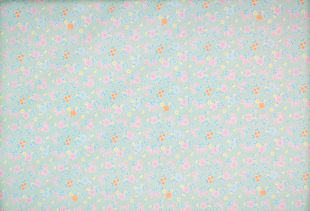 Algodón flor liberty agua rosa (copia)