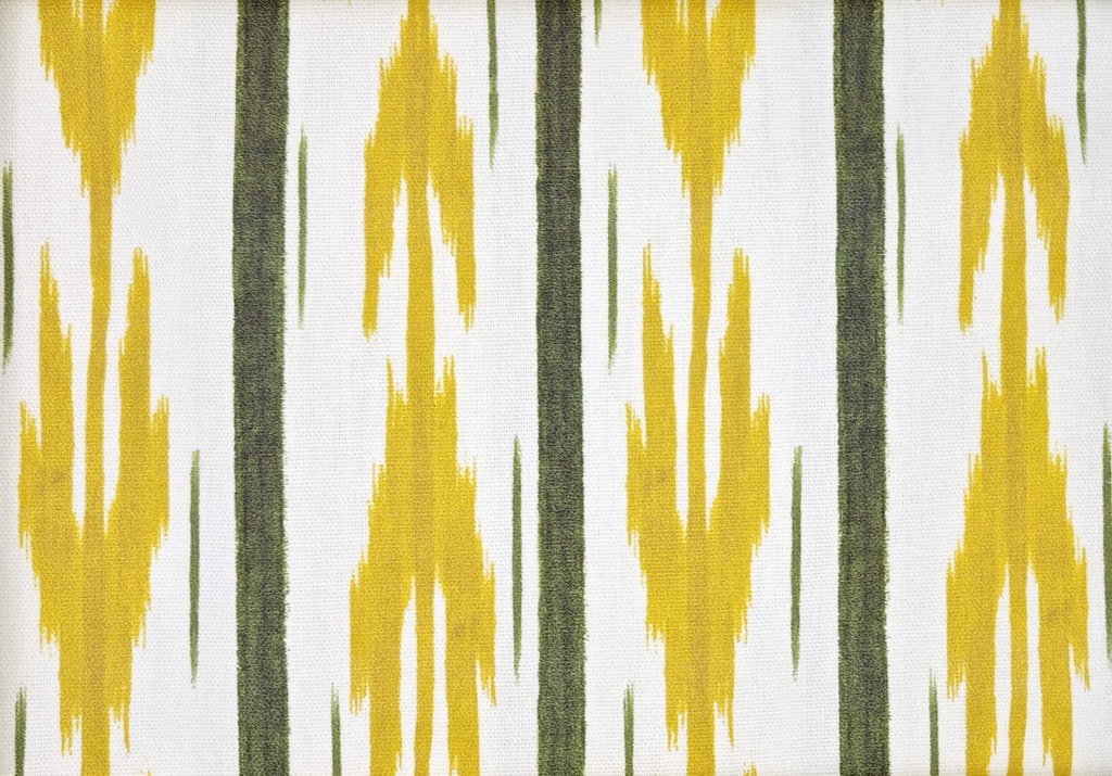 Half panama ikat gris ocre
