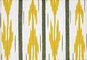 Half panama ikat gris ocre