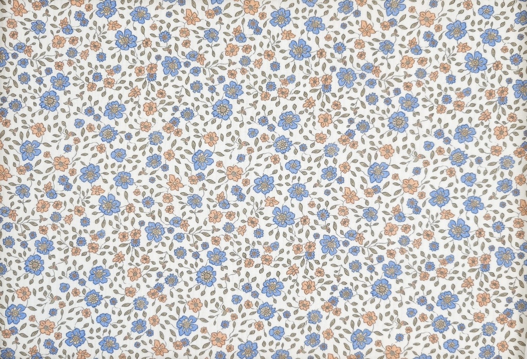 Voile flor azul calabaza