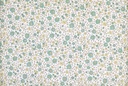 Voile flor verde amarillo