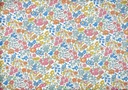 Popelín flor blanco azul (copia)