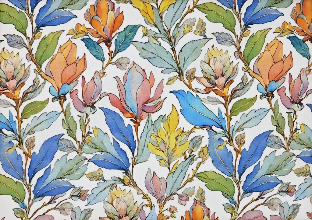 Popelín flor pitiminí f verde (copia)