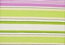 Loneta rayas pistacho fucsia