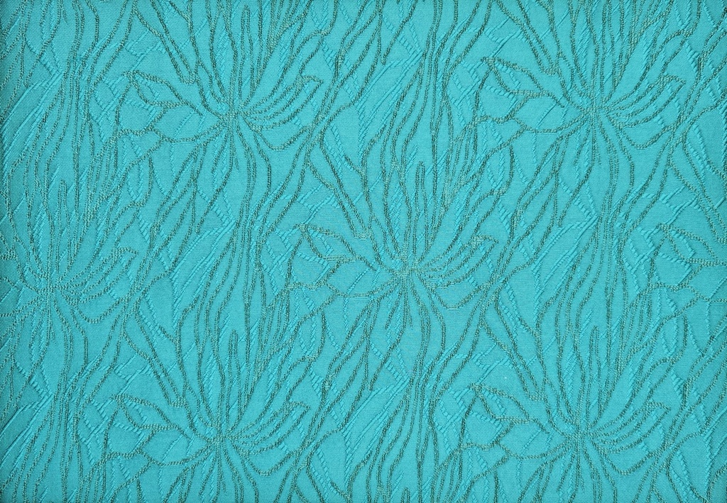 Brocado flor esmeralda