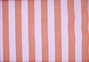 Algodón rayas naranja lavanda