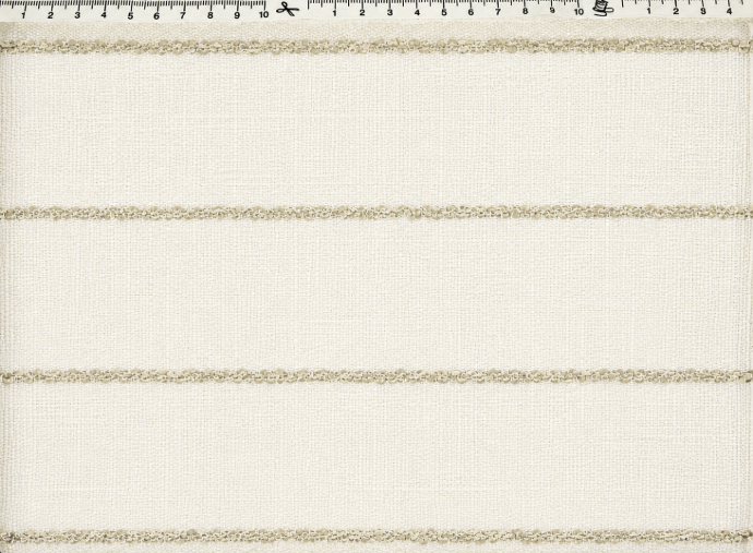 Loneta jacquard  raya verde