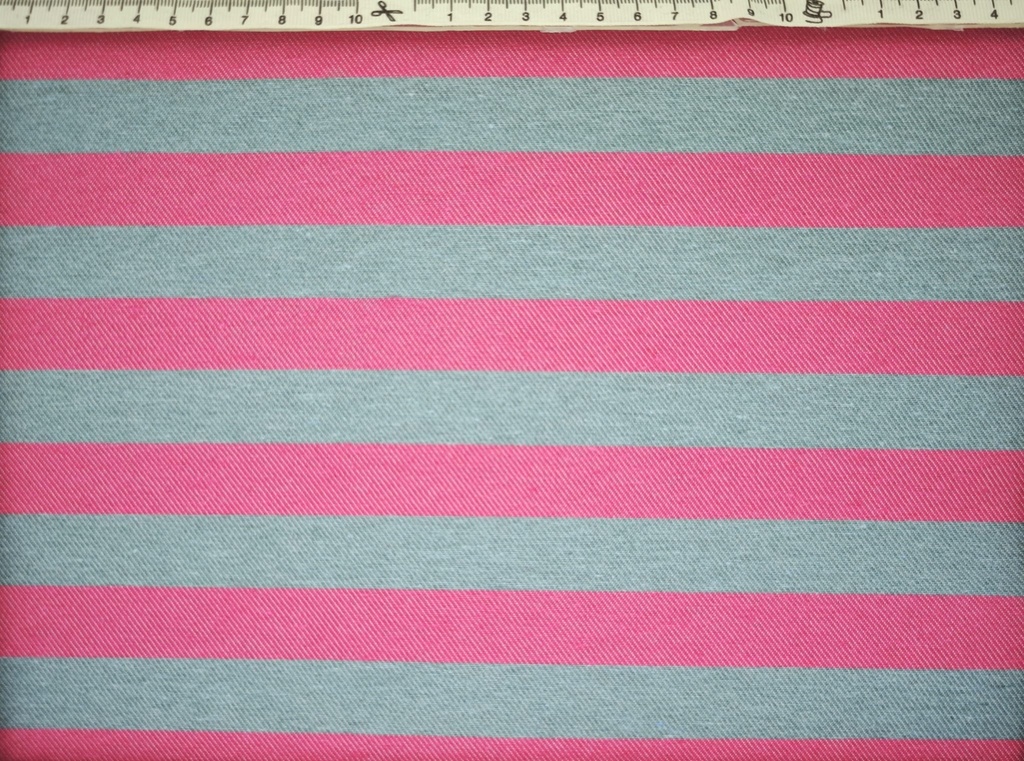 Jacquard rayas gris fucsia (copia)