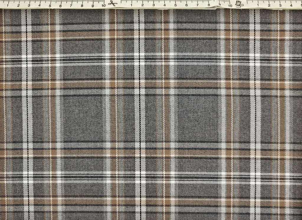 Tartán scot gris beige