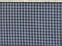 Vichy seersucker bicolor azul negro