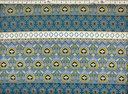 Georgette franjas verde ocre