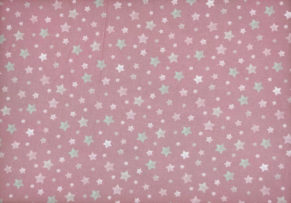 Pop. estp.  estrellas rosa verde