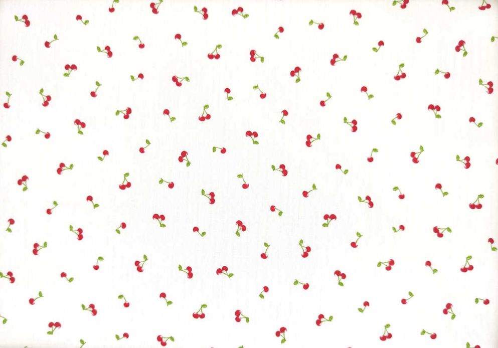 Pop. estp. cerezas blanco rojo cereza verde