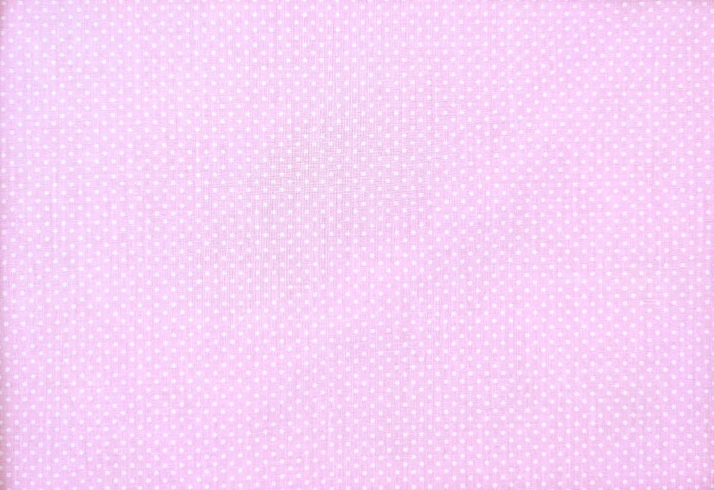 Popelín rosa chicle lunares