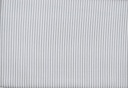 Piqué canutillo estp. rayas  blanco gris