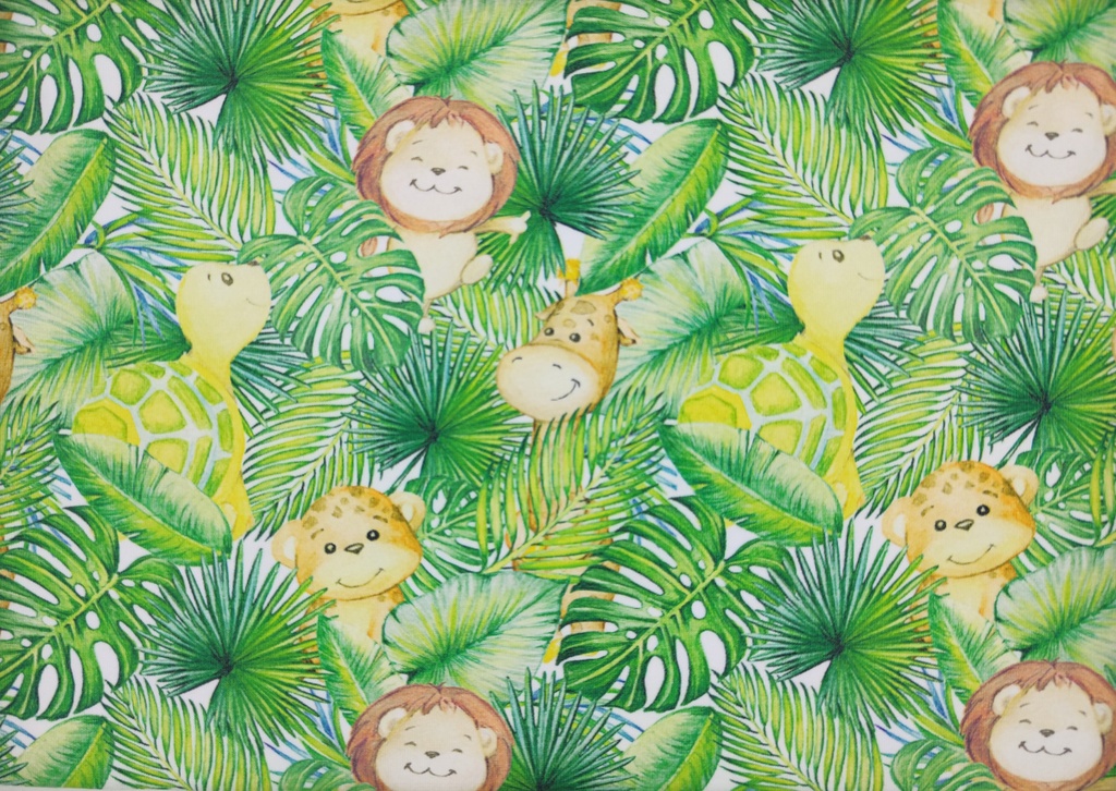 Punto leones selva verde pistacho amarillo ocre